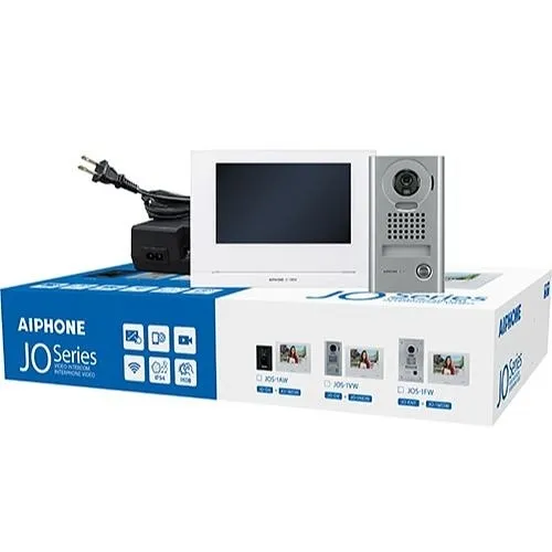 Aiphone JOS-1VW JO Series Mobile-Ready Box Set with Surface-Mount Door Station 7" Video Set