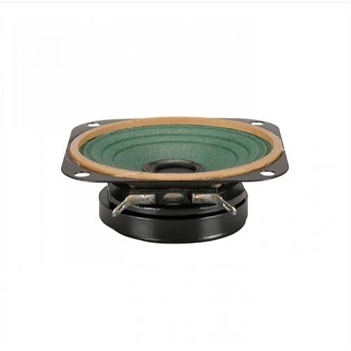 Quam 30C25Z45OT 3" O.D. Square Frame Loudspeaker with 2.35 oz. Magnet, 45 Ohm Impedance and Moisture Resistant Cone