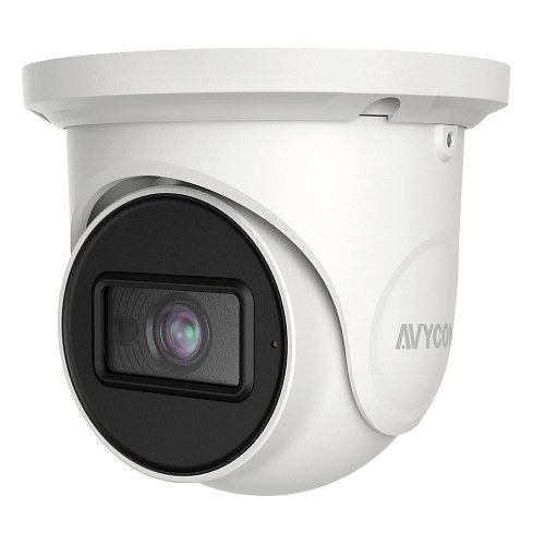 AVYCON AVC-ELN41FT/2.8 Diversity Series 4MP H.265 Waterproof IR Turret IP Camera, 2.8mm Fixed Lens, White