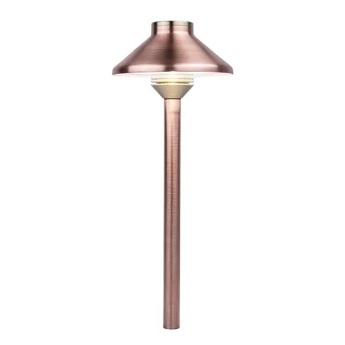 FX Luminaire JSLEDTA-CU Path Light Pinnacle Collection Series JS LED Path Light, Copper
