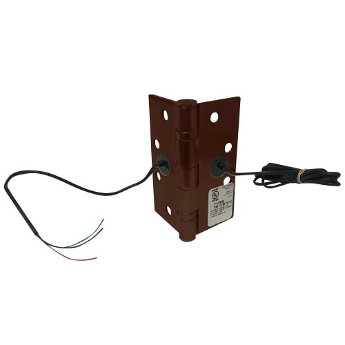Command Access ETH4W4545 613 CH-BB79 2-Wire Energy Transfer Hinge, 4-1/2" x 4-1/2", 5 Knuckle Standard Weight, 20AWG, Oil Rubbed Bronze