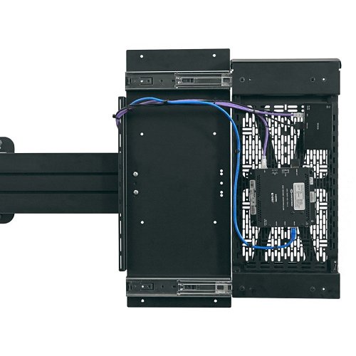 Chief CSSLP15X10 Proximity Component Storage Slide-Lock Panel, On-wall or Fusion Mount Extrusion, Black