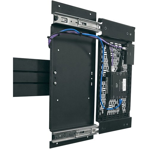 Chief CSSLP15X10 Proximity Component Storage Slide-Lock Panel, On-wall or Fusion Mount Extrusion, Black