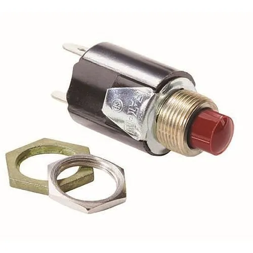 Alarm Controls K-13 Momentary Action Push Button Switch, Red