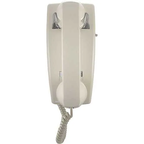 Viking K-1500P-W ASH Wall Phone with Built-In Ringer, No Dial Pad, Gray