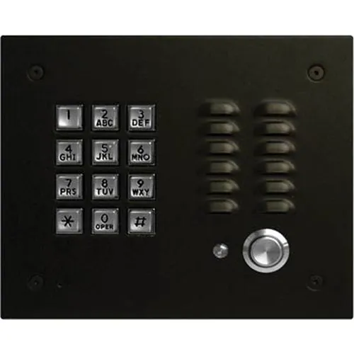 Viking K-1700-3BN-EWP Door Handsfree Entry Phone with Enhanced Weather Protection, Telephone Line Powered, Bronze