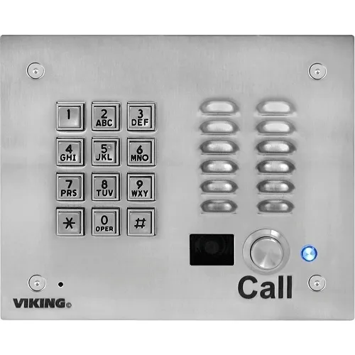 Viking K-1705-IP VOIP Entry Phone with Keypad, Auto Dialer