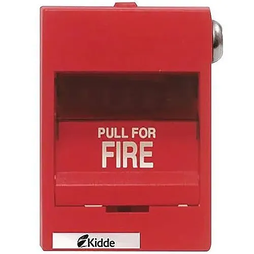 Kidde K-276B-1110 Single Action Fire Alarm Manual Pull Station with Screw Terminals, Single Pole, Open Circuit and Tool Reset