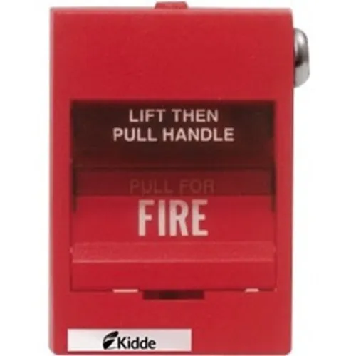 Edwards Signaling K-278B-1320 Double Action Fire Alarm Manual Pull Station with Screw Terminals, Double Pole, Open Circuit and Key Reset