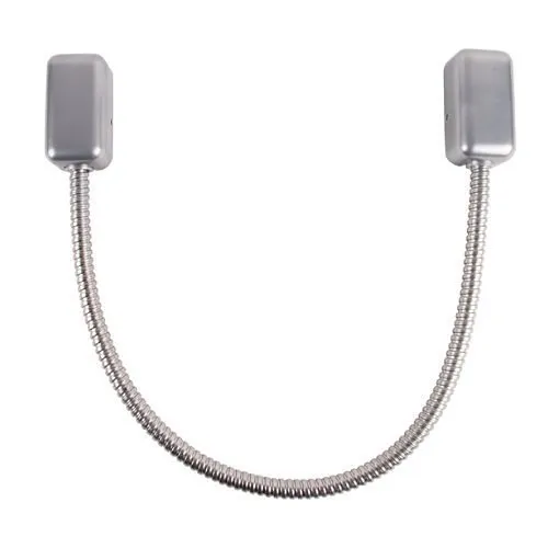 Keedex K-DL38A24 24" Armored Door Loop with 3/8" Flexible Conduit, Aluminum