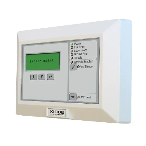 Kidde Commercial K-RLCD-2 Remote Annunciator compatible with EVOLVE-ML series LCD, No Common Controls, White