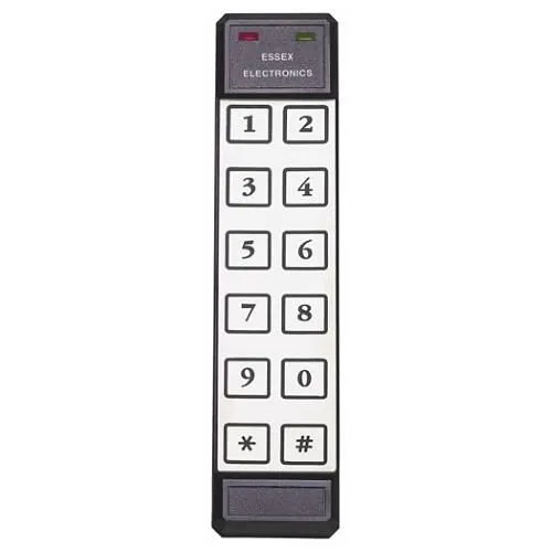 Essex K126S Essex K1-26S K1 Series Thinline 2x6 Keypad Access Controller, Stainless Overlay