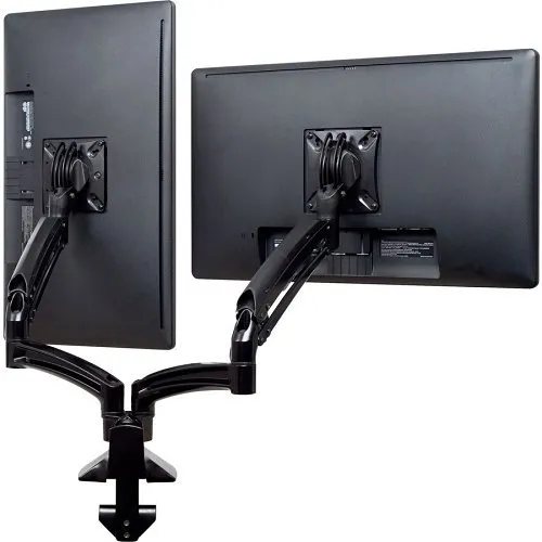 Chief K1D220BXRH Kontour K1D Dual Monitor Dynamic Desk Mount, Reduced Height, TAA Compliant, Black