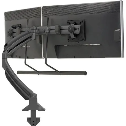 Chief K1D22HB Kontour K1D Dynamic Desk Clamp Mount, Dual Monitor Array, TAA Compliant, Black