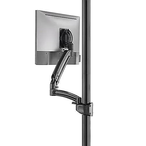 Chief K1P120BXRH Kontour Articulating Single Monitor Reduced-Height Pole Mount, Black