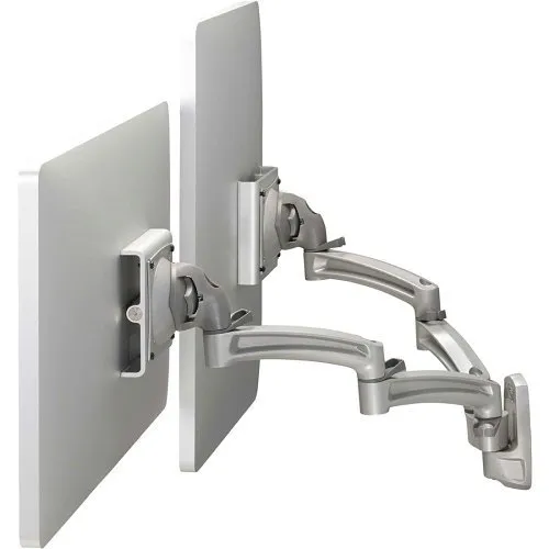 Chief K2W220S Kontour K2W Wall Mount Swing Arms, Dual Monitors, Silver