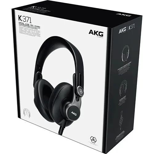 AKG K371-BT Over-Ear Closed-Back Foldable Studio Headphones