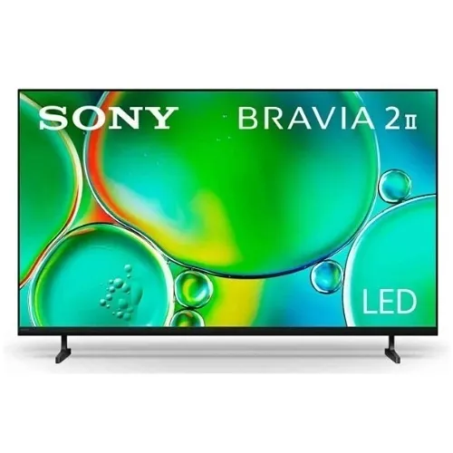 Sony K50S20M2 50" BRAVIA 2 II 4K HDR LED Google TV with 4K Processor X1, Black