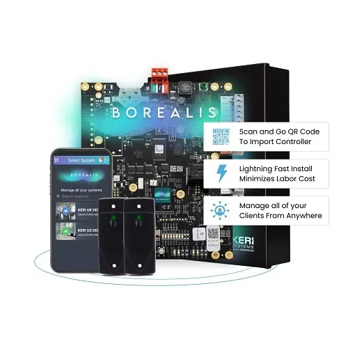 Keri Systems KB-2D-ADD-KIT Borealis KB Cloud Access Controller 2-Door Expansion Kit