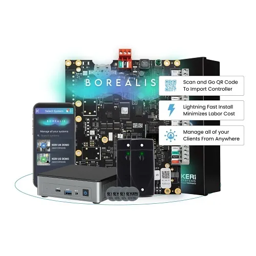 Keri Systems KB-2D-SRTR-KIT Borealis KB Cloud Access Control 2-Door Starter Kit