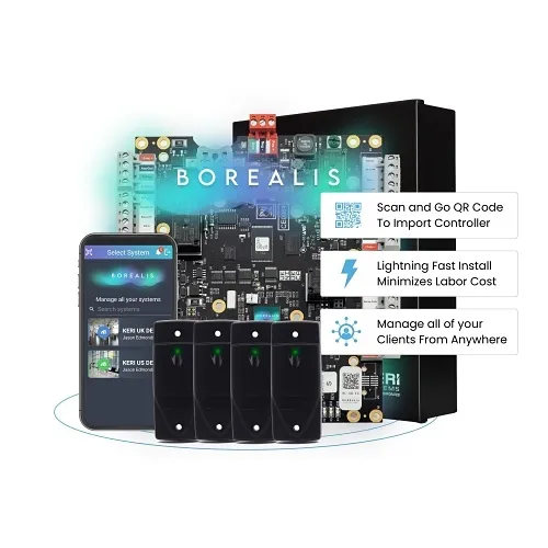 Keri Systems KB-4D-ADD-KIT Borealis KB Cloud Access Controller 4-Door Expansion Kit