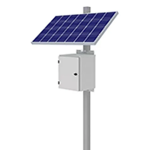 KBC Networks KBC-AL2-300W 300W Advanced Remote Power Kit with x 300W Solar Panel, 14" x 16" x 19" Powder-Coated Aluminum Enclosure and Side Panel Mount for 3-6" Pole