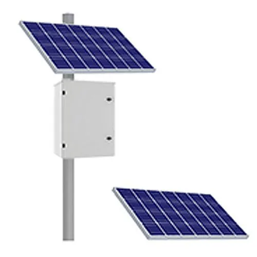 KBC-AL5-750W 750-Watt Advanced Remote Solar Power Kit with 2 x 375W Solar Panels, 13"D x 22"x30"H Powder-Coated Aluminum Enclosure
