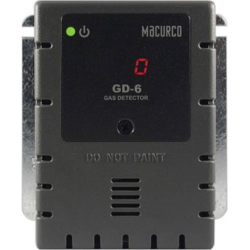 Macurco GD-6 6 Series Combustible Gas Fixed Gas Detector, Propane (LP) Methane (NG) Hydrogen (H2), 12-24VAC or 12-32VDC, Gray