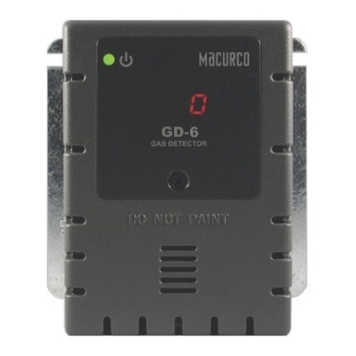 Macurco GD-6 Series Combustible Gas Fixed Gas Detector, Propane (LP) Methane (NG) Hydrogen (H2), 12-24VAC or 12-32VDC, Gray