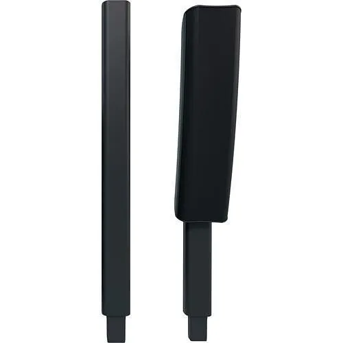 QSC KC12T-BK Column Loudspeaker and System Pole for KC12 Active 3-Way Column Loudspeaker System, Black