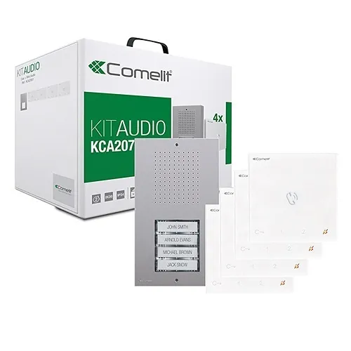 Comelit KCA2074 Ciao Mini 4-Family Audio Kit