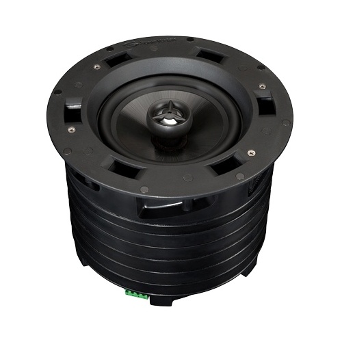 Beale Street TIC801 8" 2-Way In-Ceiling / In-Wall Speaker, 70/100V Power Handling, 8 Ohms, 5-120W