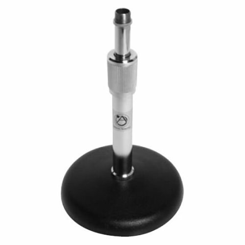 AtlasIED DS7E 8-13" Adjustable Height Desktop Mic Stand, Ebony