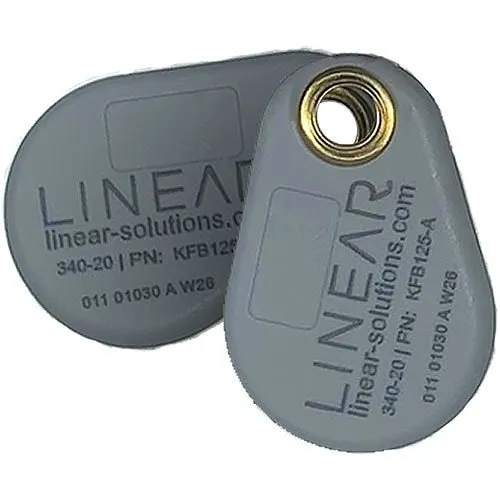 Linear KFB125-H 125 kHz Key Fob for HID Readers, 25-Pack, (Replaces 830-00440)