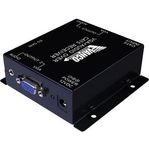 Vanco 280546 VGA Over CAT5e/CAT6 Extender with Audio, 1000'