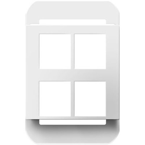 Pass & Seymour AC4PFW1 adorne 4-Port Frame, White