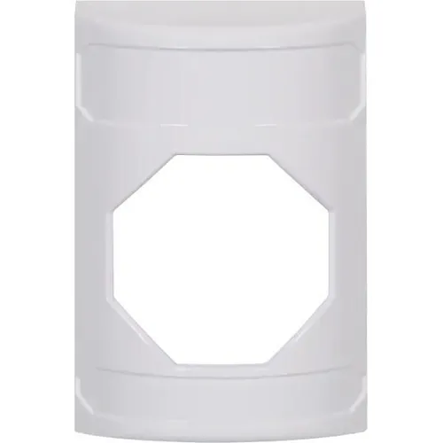 STI KIT-AP2100-W Notched Replacement Shell for Stopper Station Series, Custom Label, White