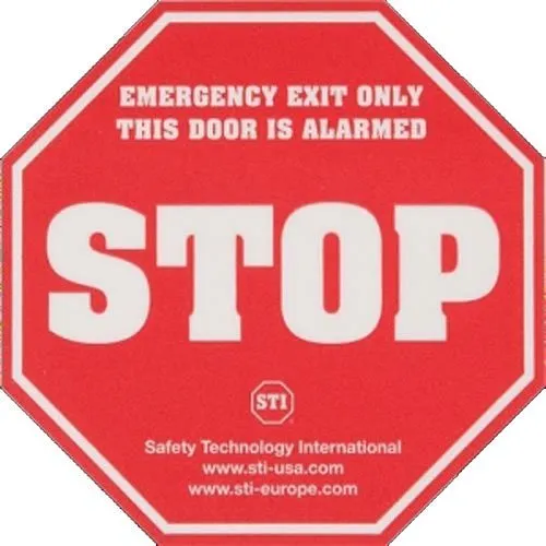STI KIT-L16200 "this Door Is Alarmed" Label
