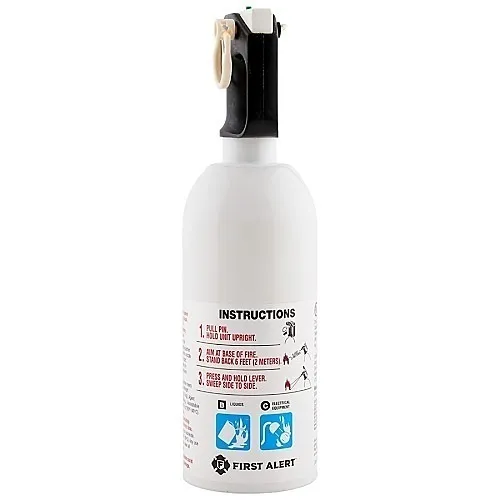 First Alert KFE2S5 KITCHEN5 Kitchen Fire Extinguisher, UL Rated, 5-B:C, White