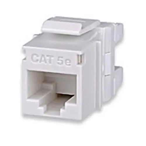Signamax KJ458MT-C5E CAT5e MT-Series Keystone Jack, T568a/B Wiring, Light Ivory