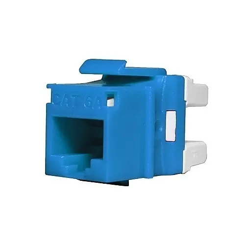 Signamax KJ458MT-C6AC-BU MT-Series CAT6 Keystone Jack, T568A/B Wiring, Blue