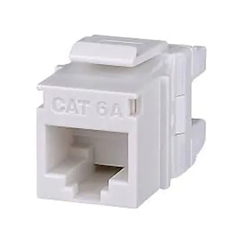 Signamax KJ458MT-C6AC-WH CAT6A MT-Series Keystone Jack, T568A/B Wiring, White