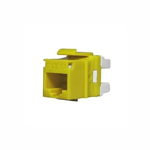 Signamax KJ458MT-C6C-YE MT-Series HD Keystone Jack, CAT6, Yellow