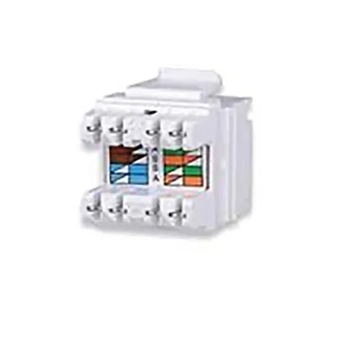 Signamax KJ458MT25-C6C-BU CAT6 MT-Series Keystone Jack, T568a/B Wiring, Blue, 25-Pack