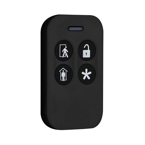 2GIG KEY100-345 4-Button Key Ring Remote, 345 MHz