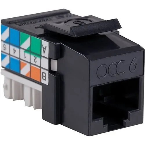 OCC KMJA606 CAT6 Jack, Universal 568 A/B Wiring