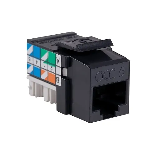 OCC KMJA608 KMJ Category Jack, Universal 568A/B Wiring, Orange