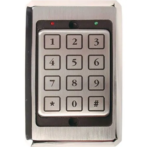 Honeywell KP-11 Access Keypad, 5-Wire, Stainless Steel, 32-Bit Wiegand Output