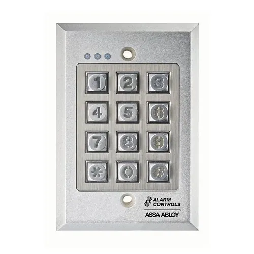Alarm Controls KP-200 Weatherproof Dig Keypad, Flush Mount