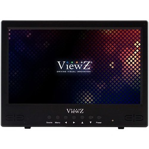 ViewZ VZ-101RTC Premium 10.1" LED CCTV Monitor, Black